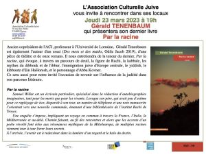 Gérald Tenenbaum présente son livre "Par la racine"